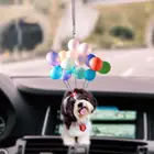 Милая кошка щенок автомобиль подвесное украшение котенок собака моделирование креативный автомобиль Интерьер Декор животное акриловая подвеска детская игрушка подарок