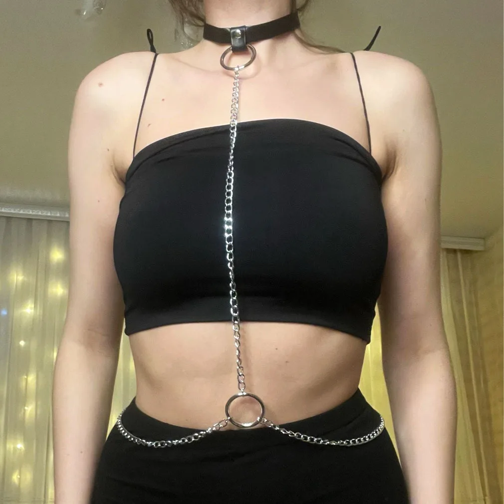 

Sexy Punk Egirl Choker Collar Leather Choker Bondage Cosplay Goth Jewelry Women Gothic Male Necklace Harajuku Accessories