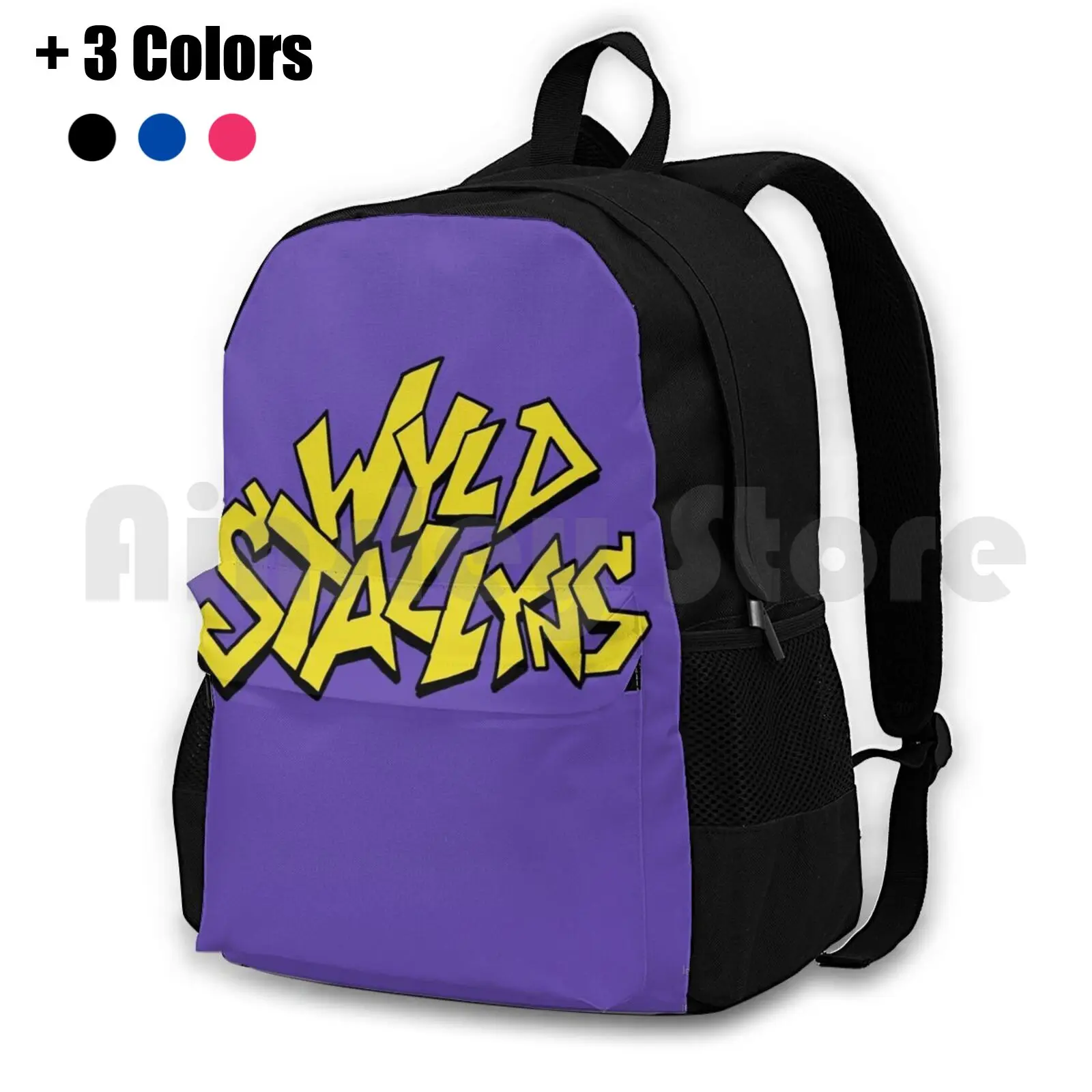 

Bill And Ted Wyld Stallyns Logo Outdoor Hiking Backpack Riding Climbing Sports Bag Bill And Ted Billandted Bill Ted Wyld