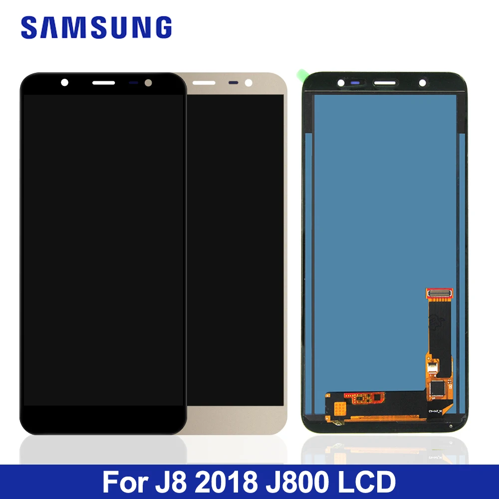 Для samsung Galaxy J8 J800 lcd J800F/DS J800G/DS J800Y/DS J800 lcd дисплей сенсорный датчик экрана в сборе Замена