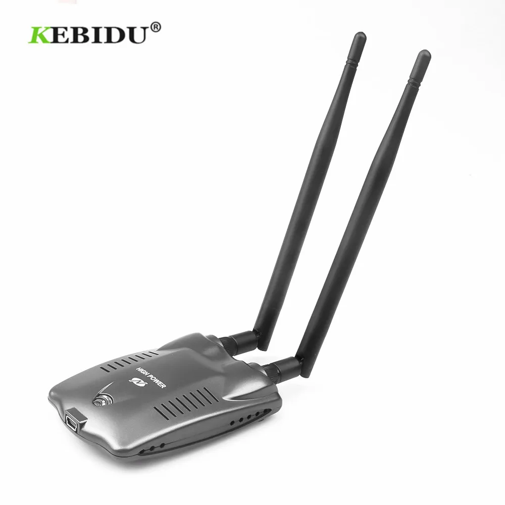 Kebidu RTL8192FU USB беспроводная сетевая карта Wi Fi адаптер высокой мощности 3000 МВт
