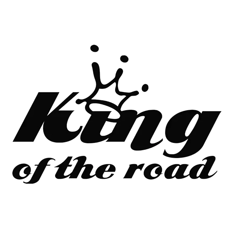 CS-10205# наклейки на авто King of The Road водонепроницаемые наклейки на машину наклейка для авто автонаклейка стикер этикеты винила наклейки стайли...