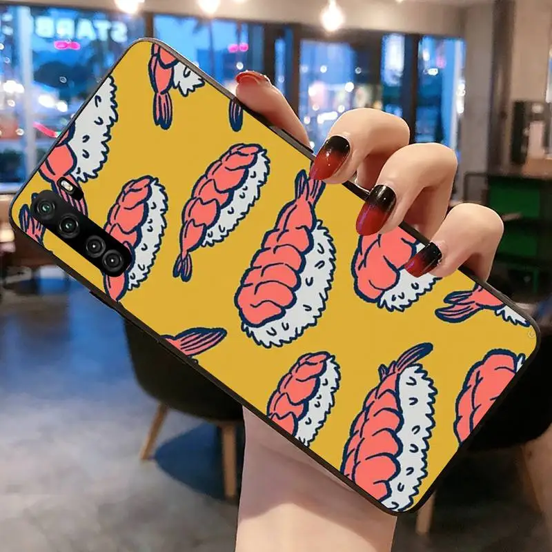 Японский чехол для телефона sushi art Для Huawei P20 P30 P40 lite E Pro Mate 30 20 P Smart 2020 P10 | Мобильные