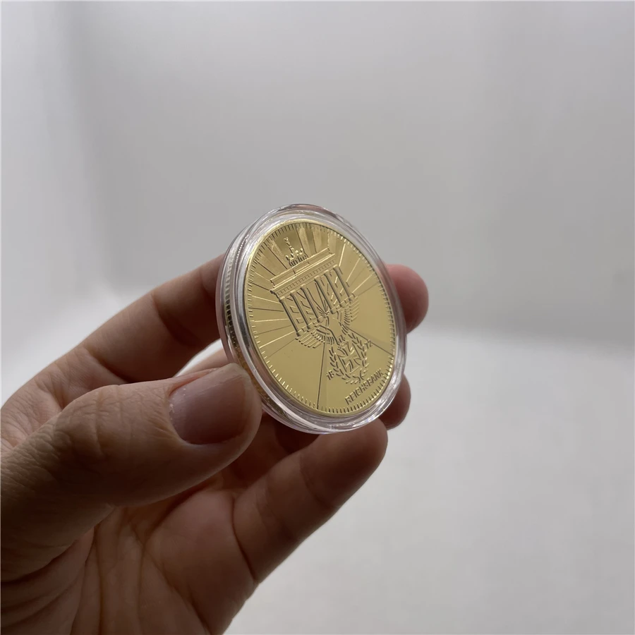 Бесплатная доставка Коллекционная монета 1872 копия электронных сигарет золото