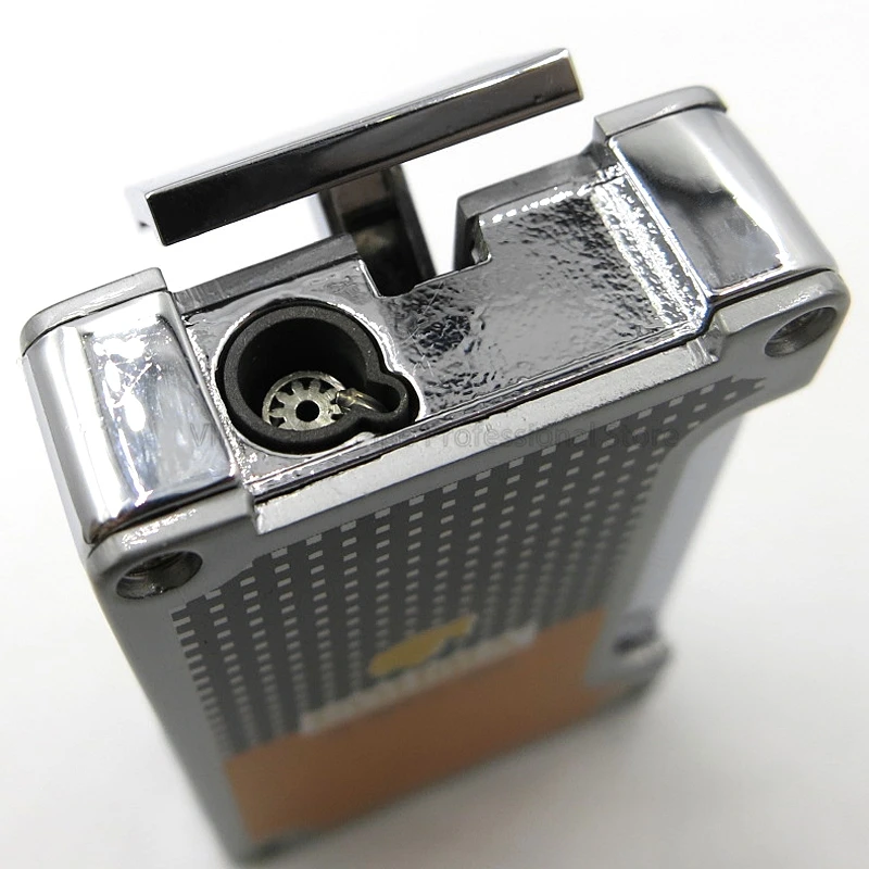 COHIBA Классический Дизайн Металл 1 фонарь струя пламени сигарета зажигалка с перфорацией инструмент для курения на открытом воздухе