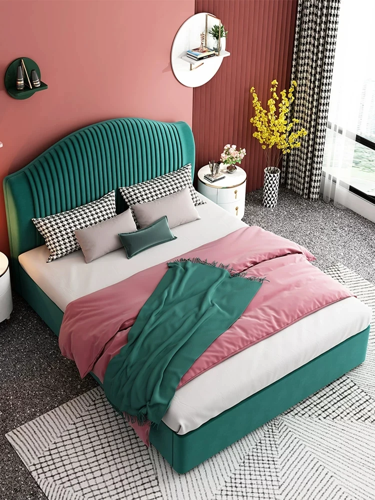 

Rama Dymasty pink bed girls bed with storage bed green color bed king size bed bedroom furniture