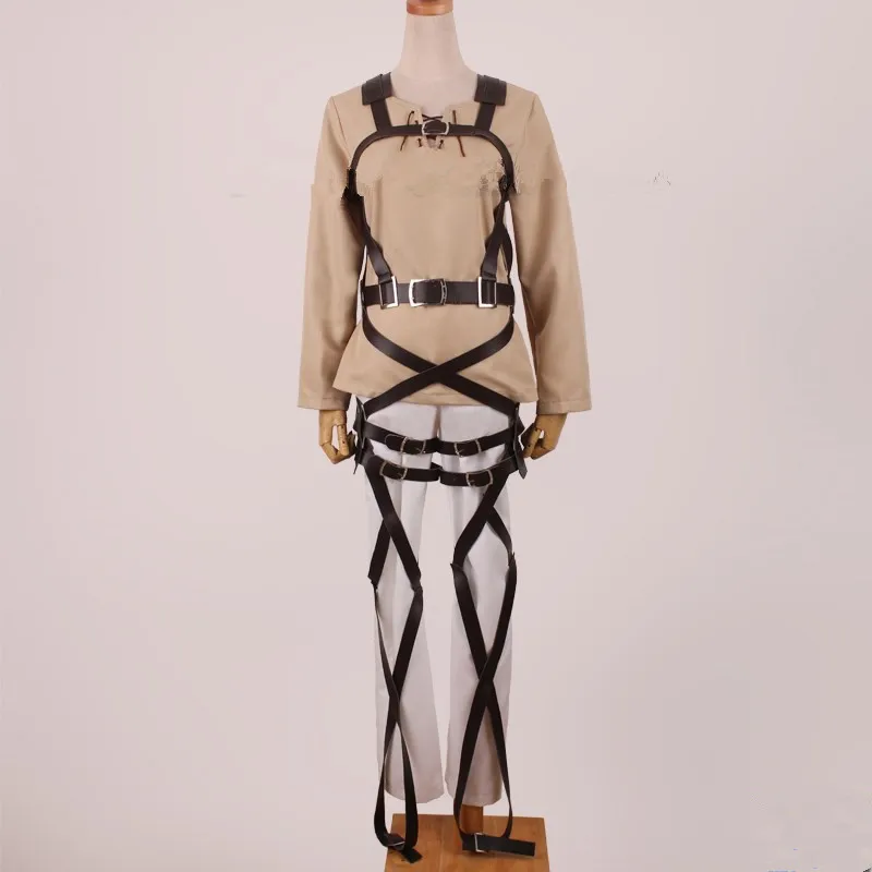 Аниме Обувь для косплея по аниме атака на Титанов Микаса · Акерман косплэй костюм