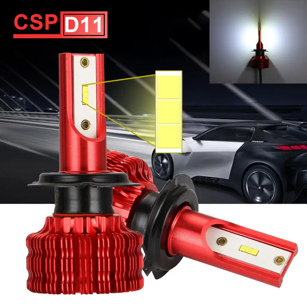 2 шт. светодиодный Автомобильные светодиодные лампы H8 H11 HB3 HB4 H4 H7 9005 9006 для BMW E46 E39 E90