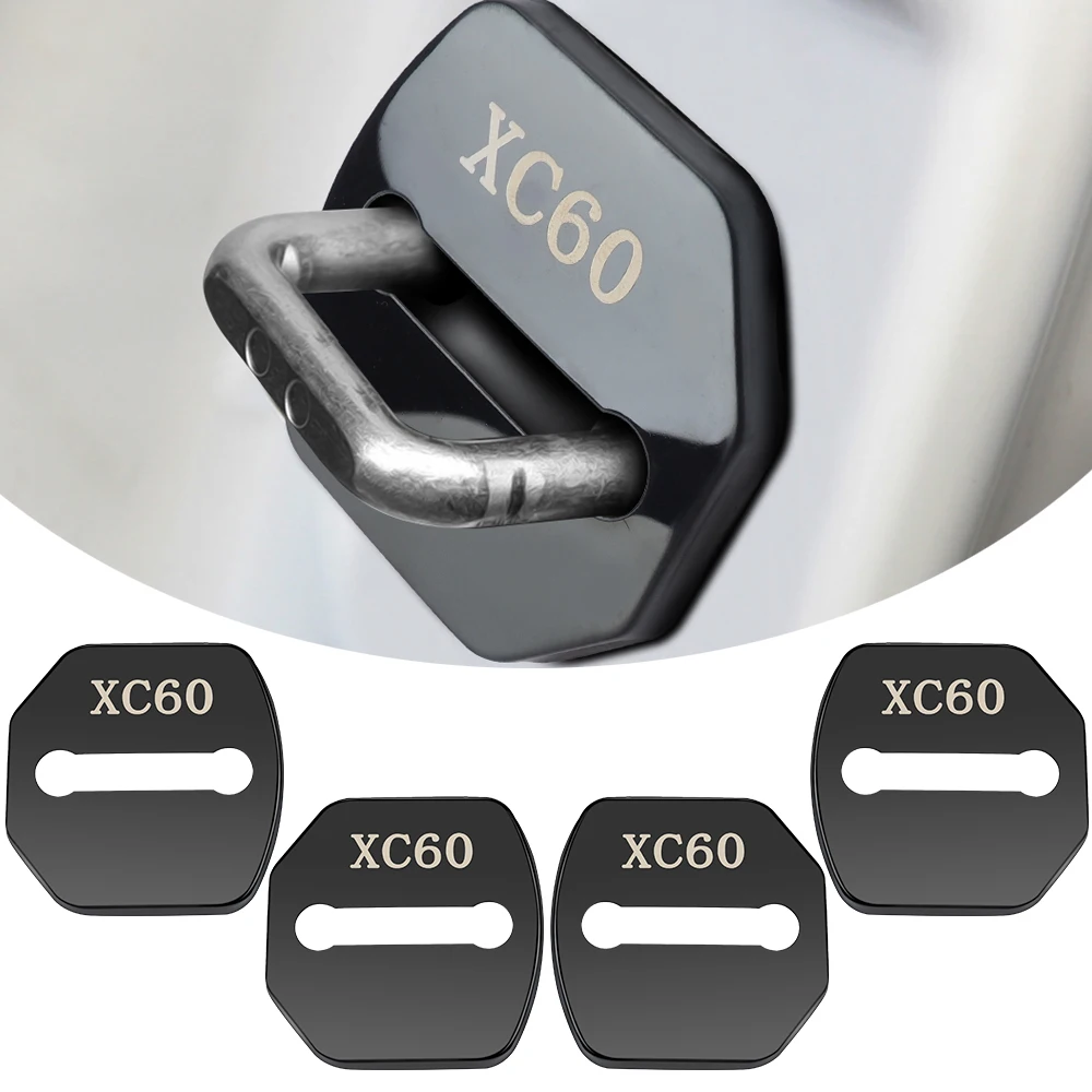 4 шт. для Volvo XC60 логотип дверные замки Защитная крышка металлическая эмблема