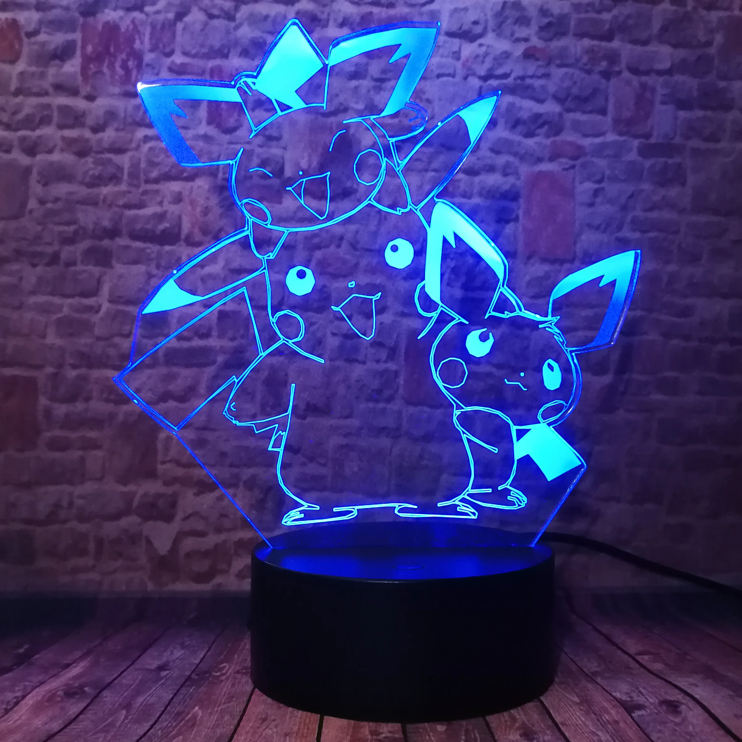 Веселая Игра Pokemon Pikachu Go фигурка семейная команда умная 7 цветов Usb сенсорный