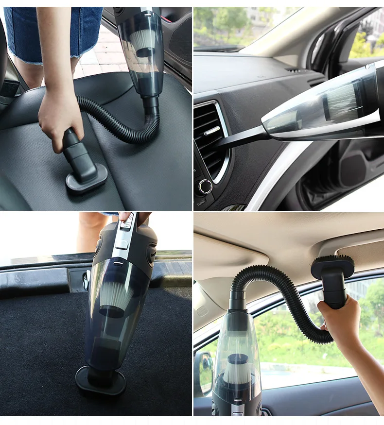

Handheld Cordless Vacuum Powerful Cyclone Super Suction Rechargeable Car Vacuum Cleaner Quick Charge for Car Home Pet Hair