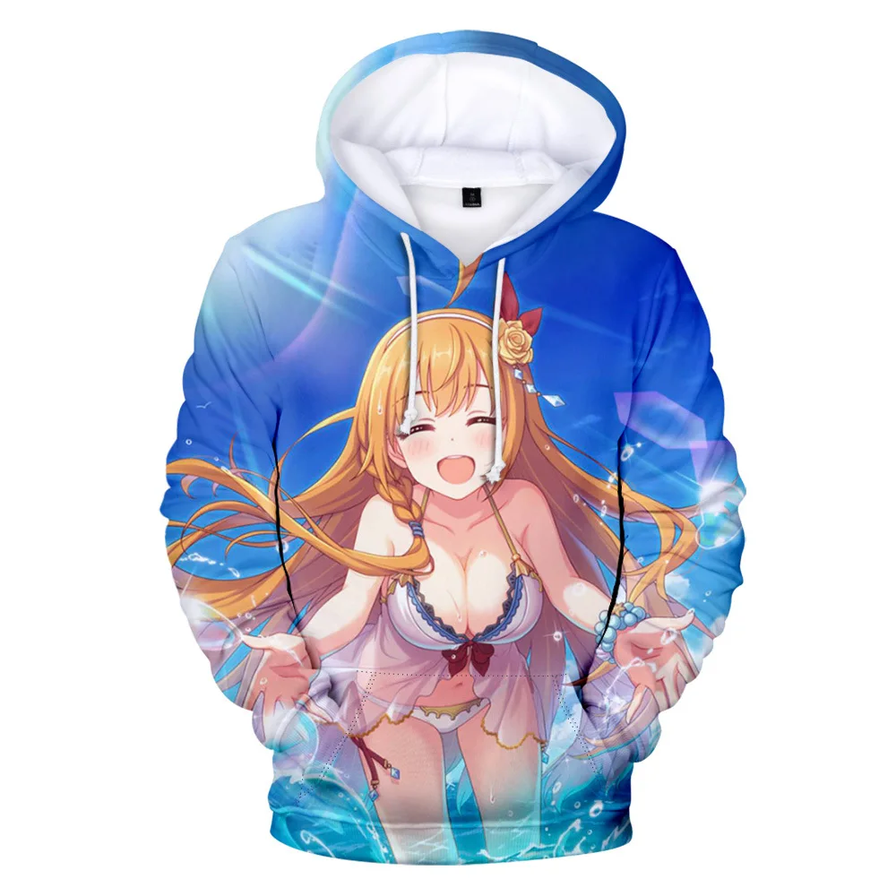 

2021 New Princess Connect Re Dive Hoodies Anime Game Loli Girls 3D Print Sweatshirt Harajuku Streetwear Men Women Fashion Hoodie