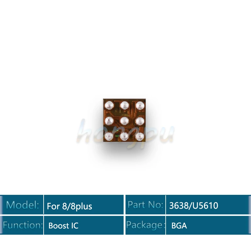 20 шт. 50 шт./лот U5610 для iphone 8/8 plus/8 plus LM3638A0 MOJAVE Base BOOST Chip IC 3638 A0|Комплекты аксессуаров