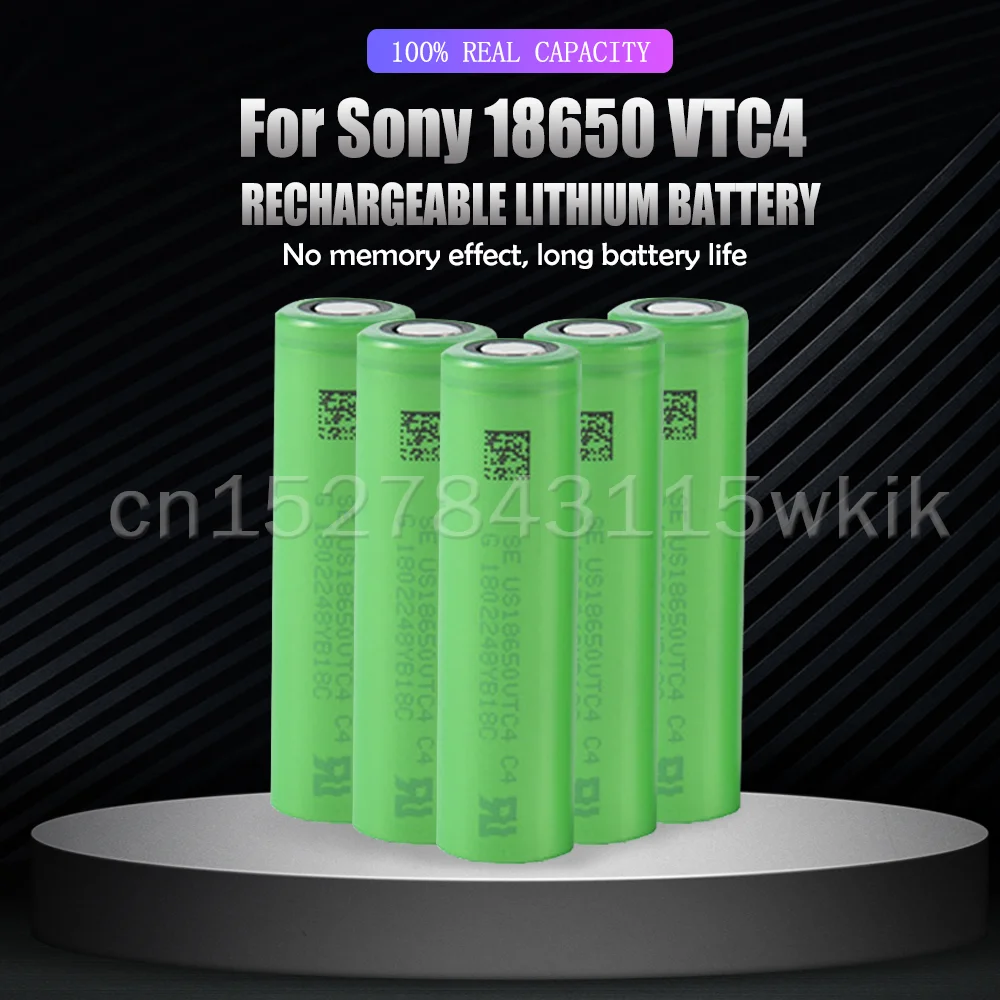 Оригинальные литиевые аккумуляторные батареи 18650 VC18650VTC4 3 6 В 2100 мА ч VTC4 30 А для