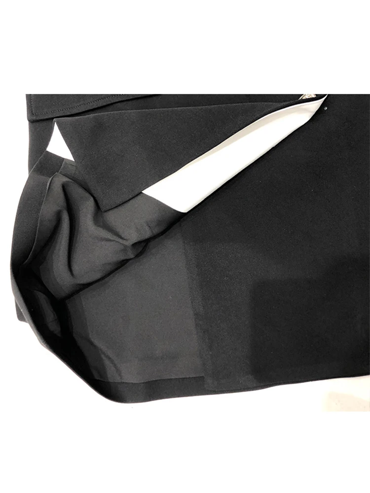 

Casual Skinny Contrast Color Stitching Sling Summer Women's Sexy Dress 2020New Women's Summer Swing Fashion Dress Bing XL