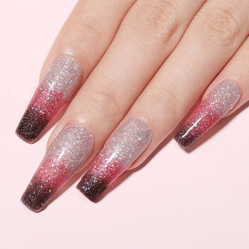 LEMOOC 8 мл Гель-лак для ногтей меняющий цвет при температуре | Красота и здоровье