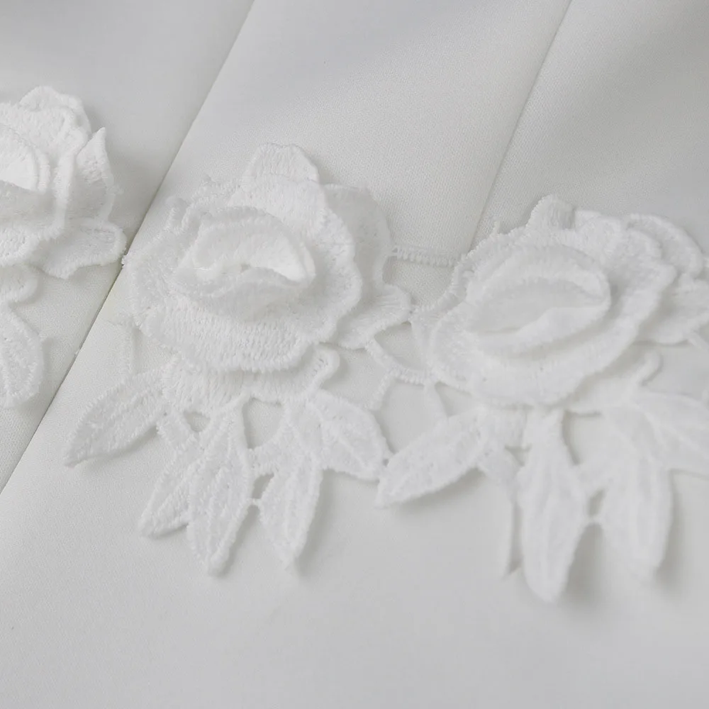 

Western Style Women's Fashion Temperament Summer Dress 2021 Casual Oversize African Embroidered Strapless Lotus Sleeve