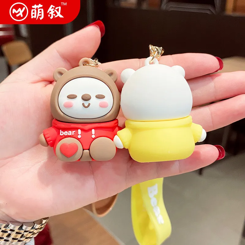 

Cartoon Lovely Key Ring Female Creative Pendant Personality Car Keychain Dolls Bag Pendant Small Commodity Wholesale Keychains