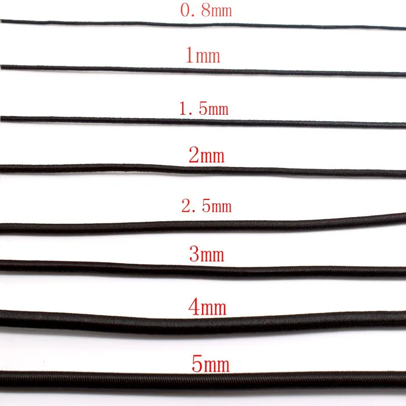 Эластичная лента круглая высокоэластичная леска для шитья сделай сам резиновая