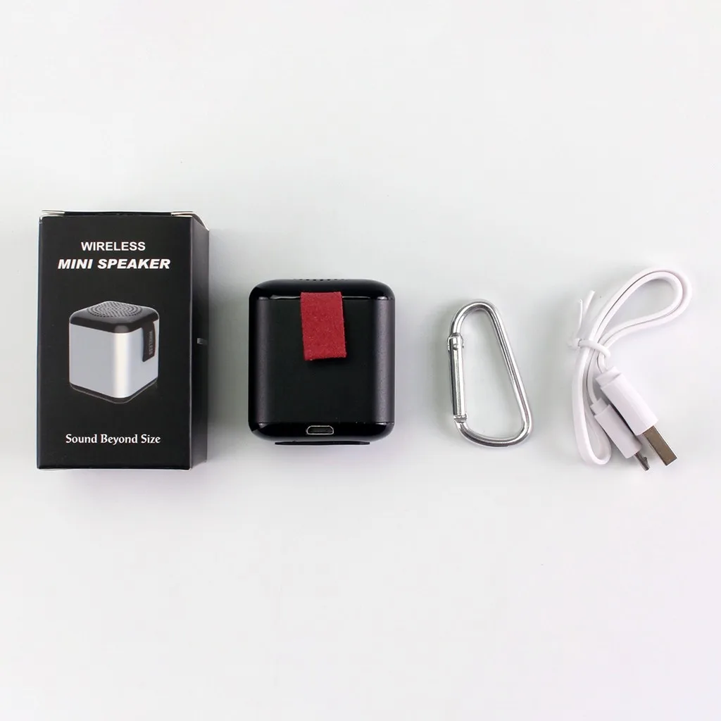 Супер мини Bluetooth Динамик с карабином звук качество низких частот Портативный