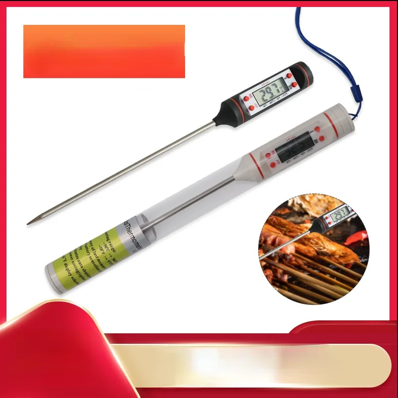

Цифровой Кухонный Термометр, зонд, термометр для мяса, измеритель температуры для приготовления пищи, мяса, барбекю, термометр для конфет 2021