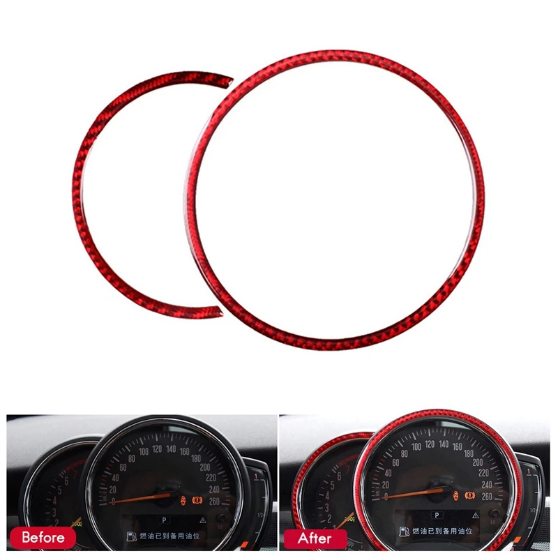 

for Mini Cooper F55 F56 Instrument Decoration Frame Speedometer Frame Modification Carbon Fiber