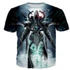 Футболка с 3D принтом Диабло 3 жнец души для мужчин и женщин, Повседневная футболка в стиле Харадзюку, уличные топы, Прямая поставка, XL