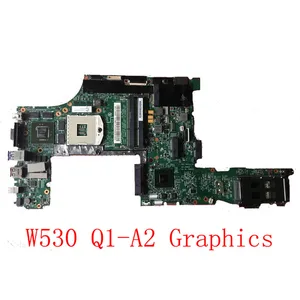 laptop motherboard for lenovo thinkpad w530 q1 a2 graphics fru 04x1511 48 4qe12 031 11220 3 ddr3 free global shipping
