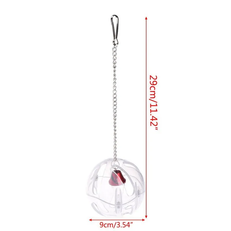 Симпатичные игрушки для попугаев кормушка еды подвесная клетка Колокольчик птиц