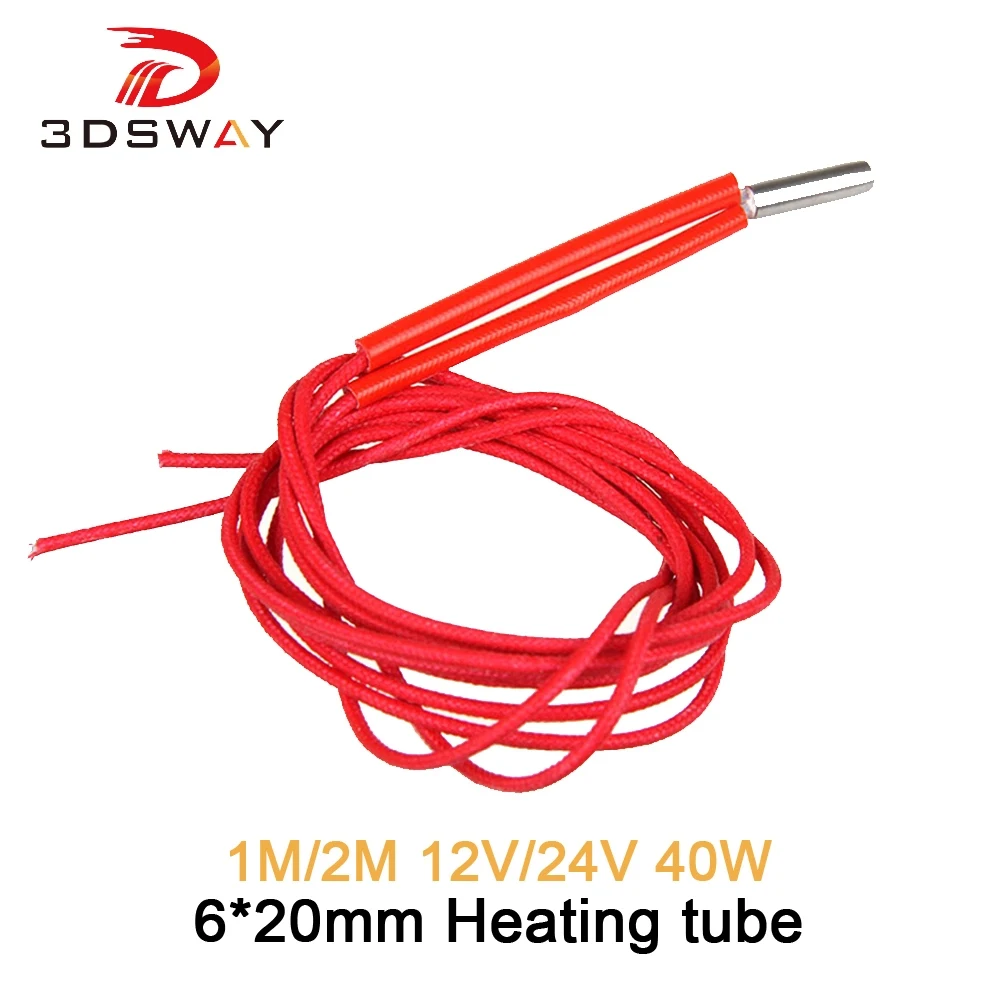 3DSWAY 3D принтеры Запчасти 12V/24V 40 Вт нагревательная труба Керамика патронный