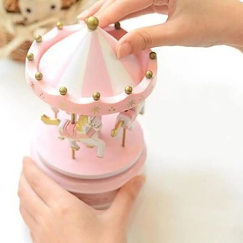 

Merry-go-round Music Boxes Carousel Birthday Gift Christmas Children Toy Wedding Birthday Gift Hot