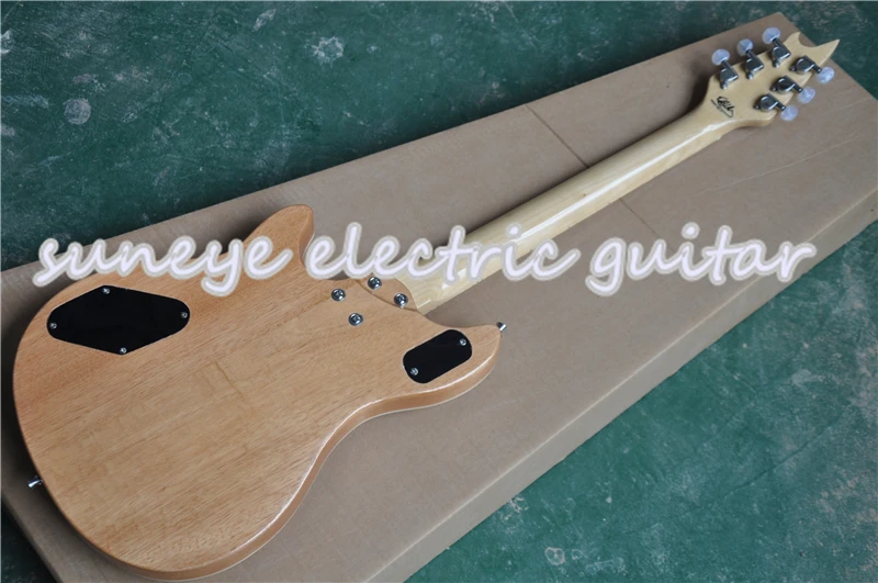 Suneye Китай OEM электрогитара с естественной деревянной глянцевой отделкой Guitarra