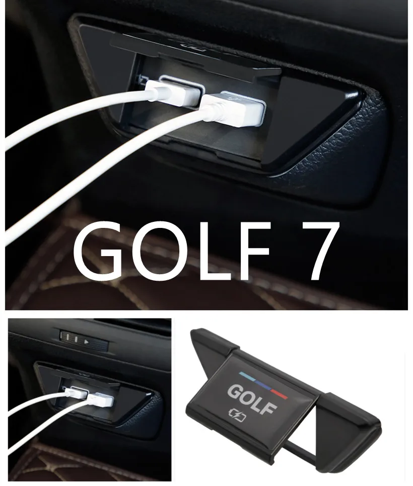 

Задняя крышка для Volkswagen Golf 7,5, USB-порт для зарядки, защита от пыли, Модифицированная внутренняя отделка, автомобильные аксессуары