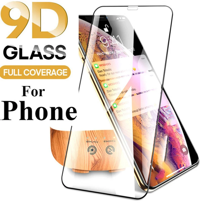 9D покрытие жесткий экран протектор для iPhone SE 2020 6 7 8 стекло телефона X XR XS Max 11 Pro все