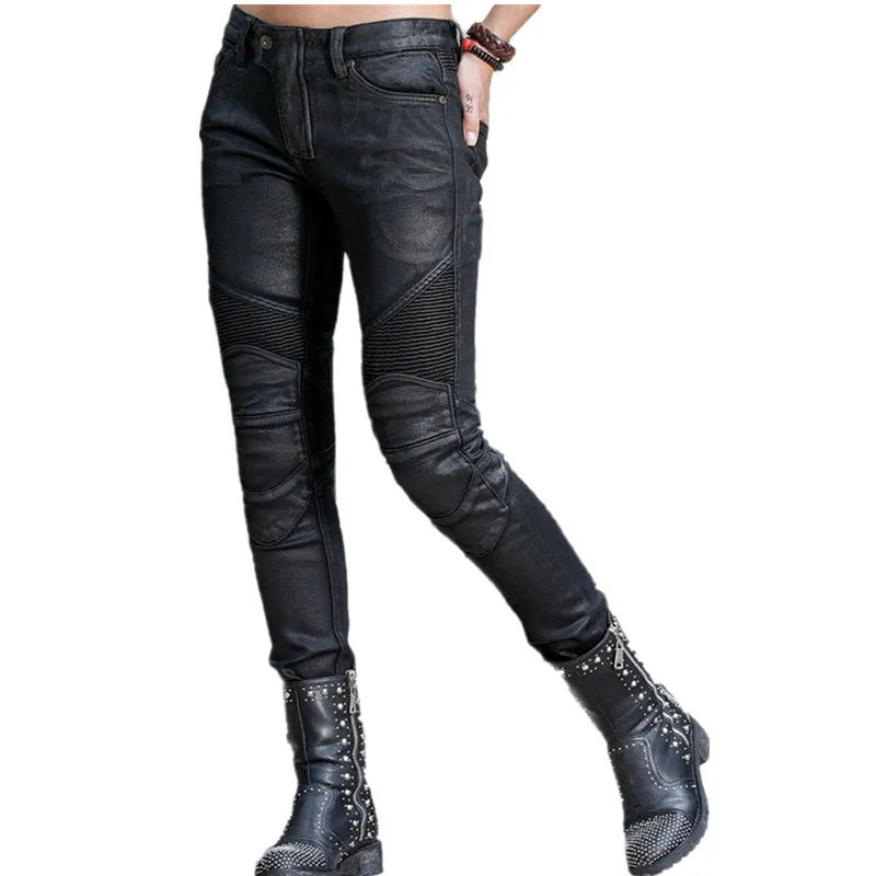 Женские мотоциклетные джинсы Harley удобные облегающие брюки для езды на мотоцикле
