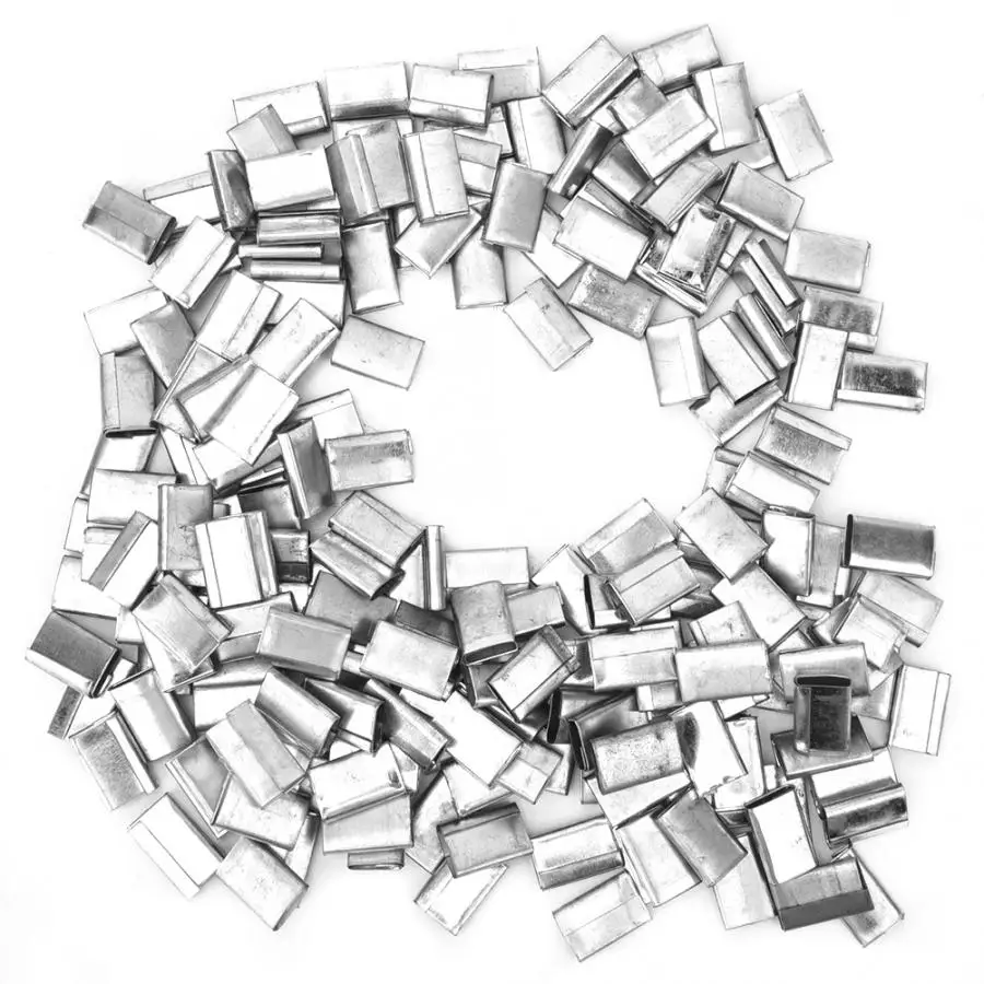 400 шт открытого типа обвязки уплотнения оцинкованное железо для 12-16 мм PP