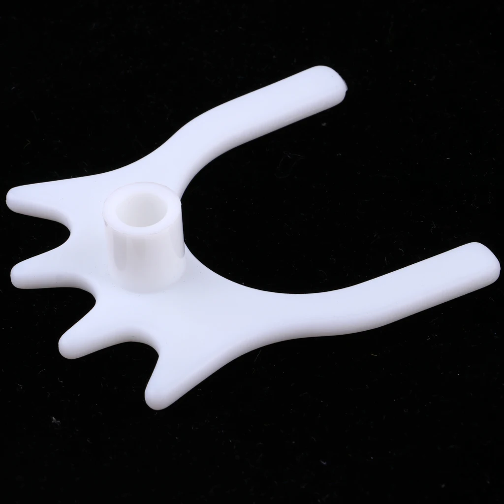 Портативные высокие вилки пластиковый бильярдный кий белый цвет|Аксессуары для