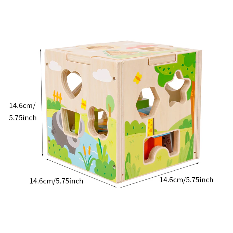 

New Digital shape Wooden Tow car Building Blocks Baby Cognitive Sorter Matching Wood Box Children Early Eductional Toys For kids
