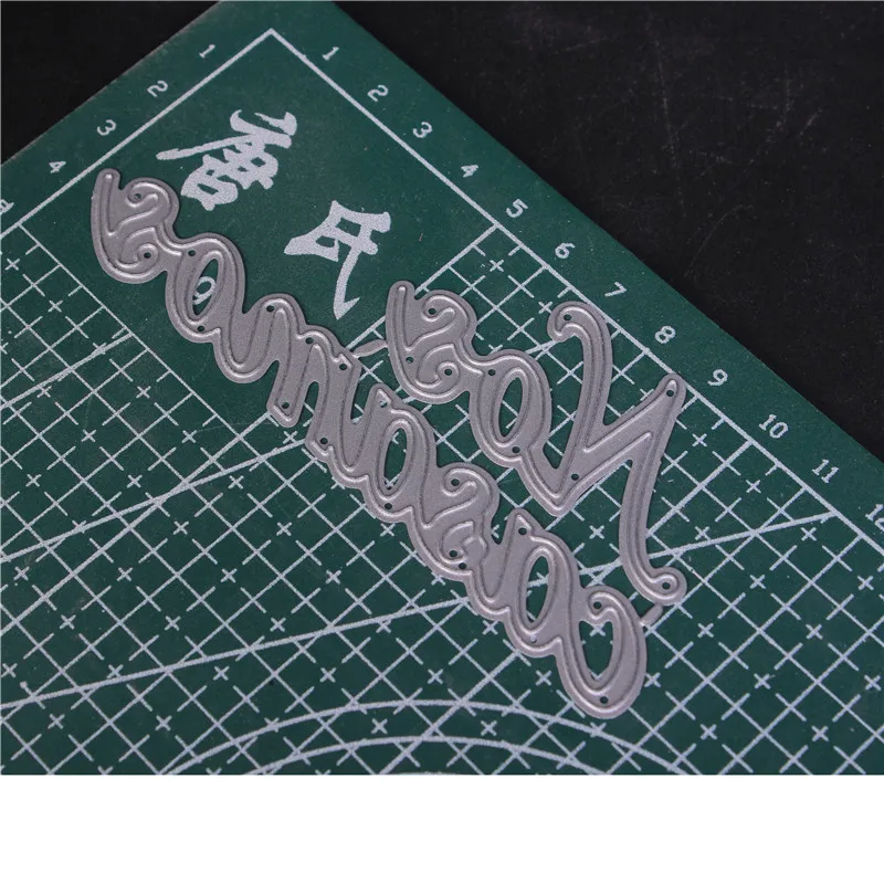 Испанское слово металлические режущие штампы для Diy скрапбукинга высечки Новые