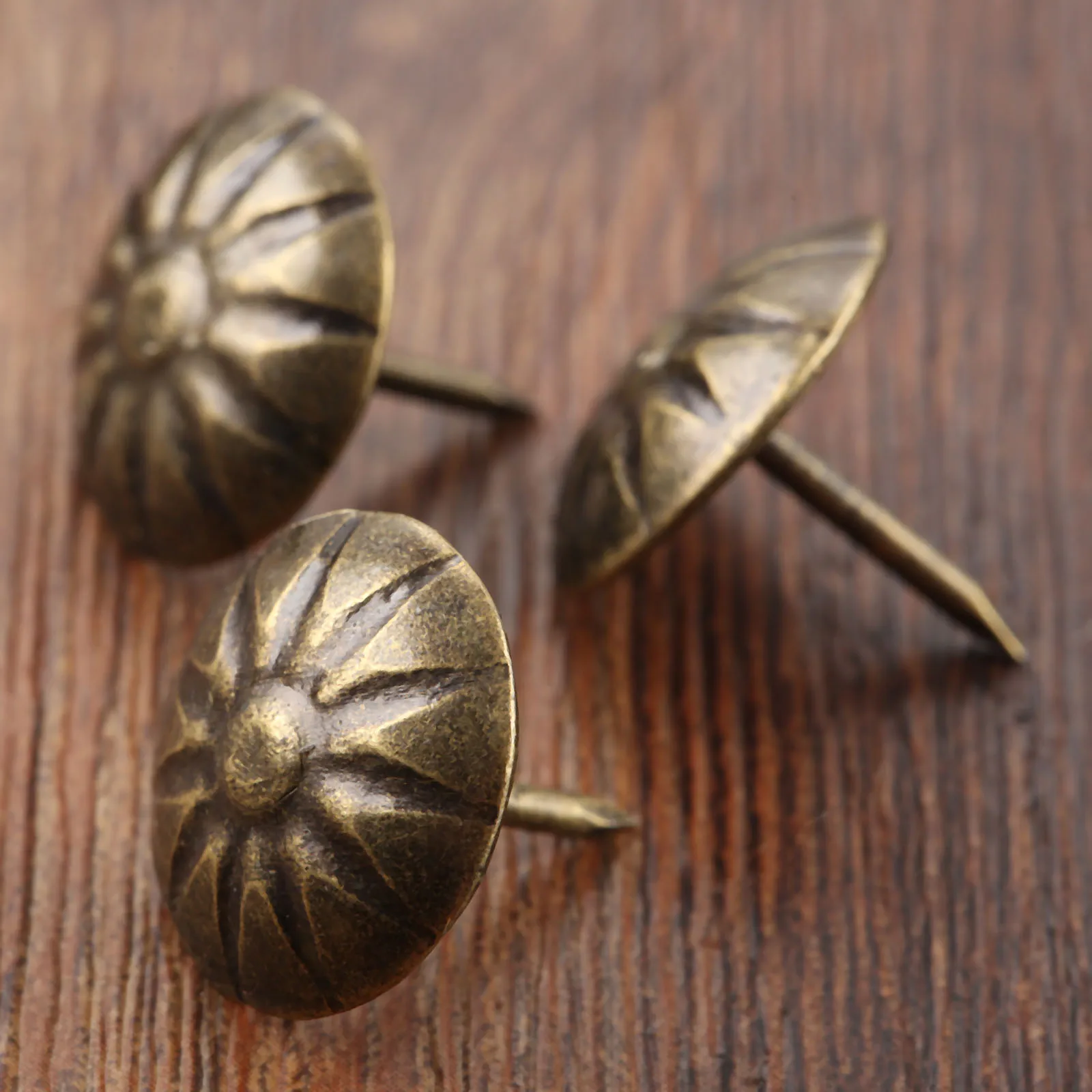 20 шт. 17*15 мм античная латунь бронза обивка ногтей ювелирные изделия сундук