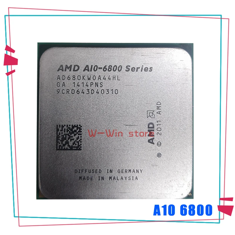Четырехъядерный процессор AMD A10 Series 6800K 6800 6800B 4 1 ГГц разъем FM2|Процессоры| |