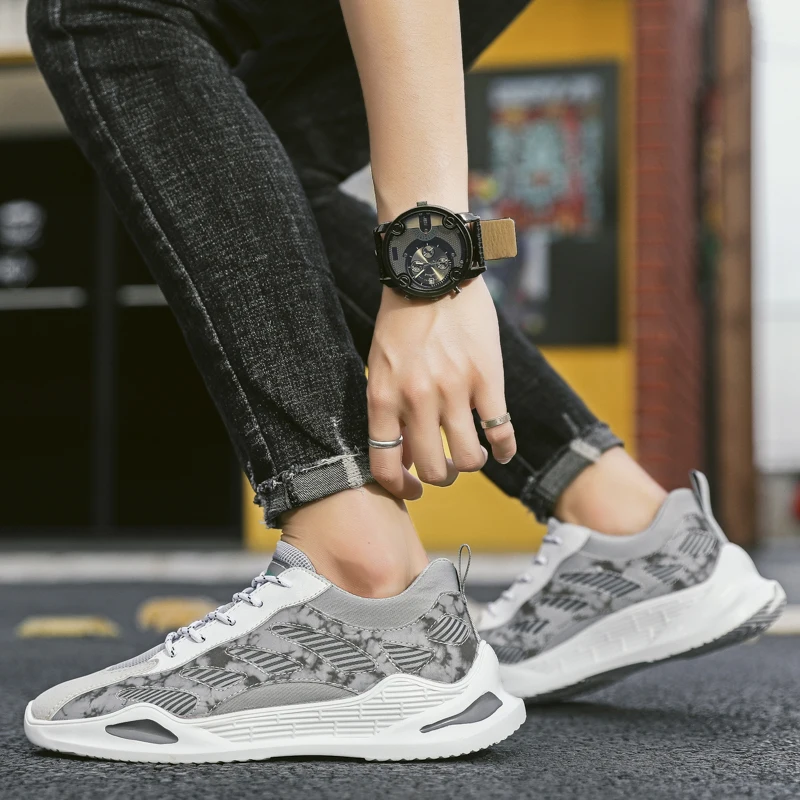 

2020 Autumn New Men's casual sneaker coconut sneakers men leisure shoes breathable mesh sport shoes