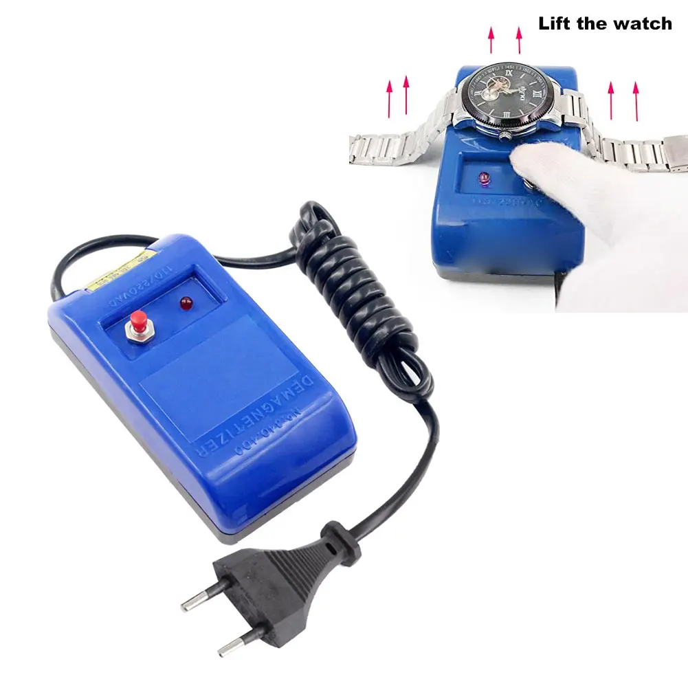 

EU/US Plug Type Electrical Perfect Watch Repair Screwdriver Tweezers Demagnetise Demagnetizer Tools New Watch Repair Tool