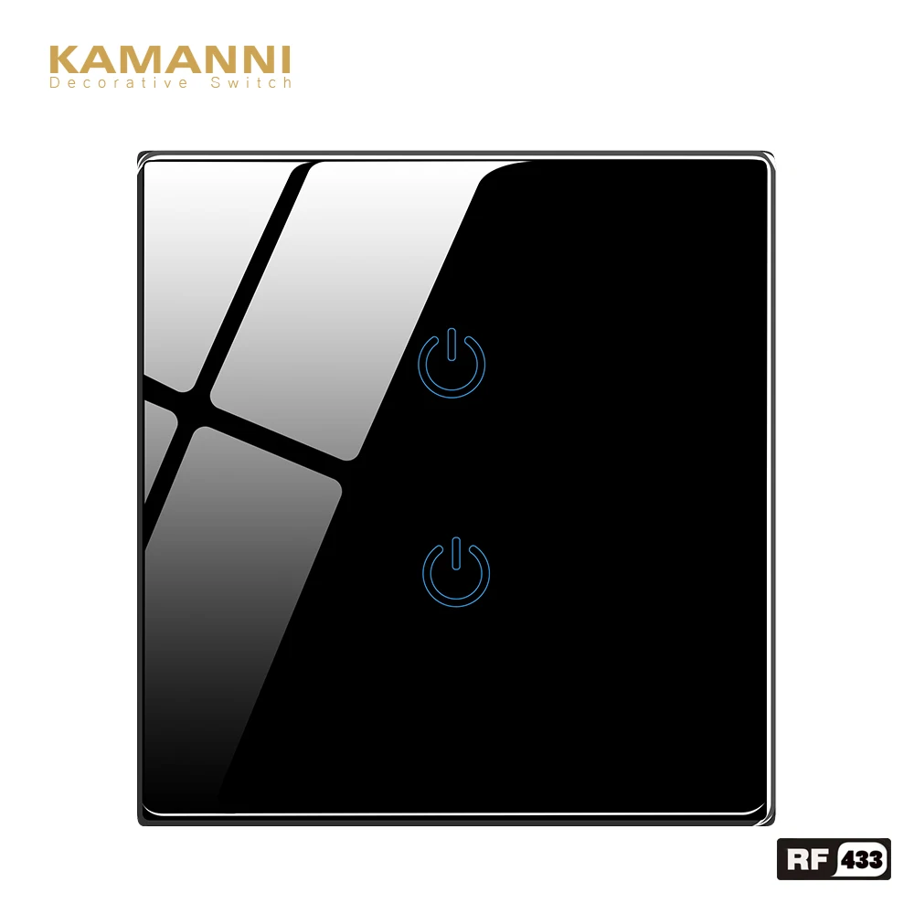Kamanni выключатель сенсорный RF 433 Переключатель 220 в золотой/белый/серый/черный 4