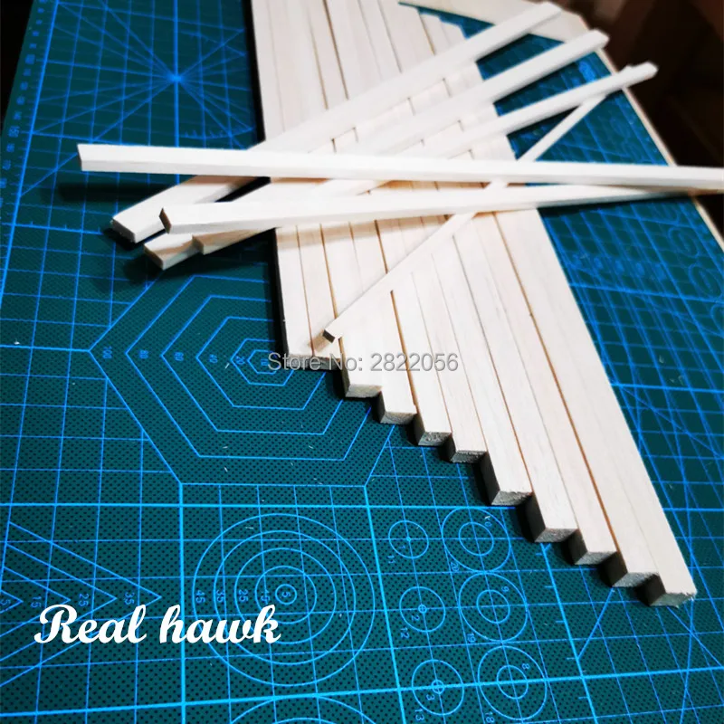 

200 mm length 8 mm thickness width 9/10 mm wood strip AAA+ Balsa Wood Sticks Strips for airplane/boat model DIY