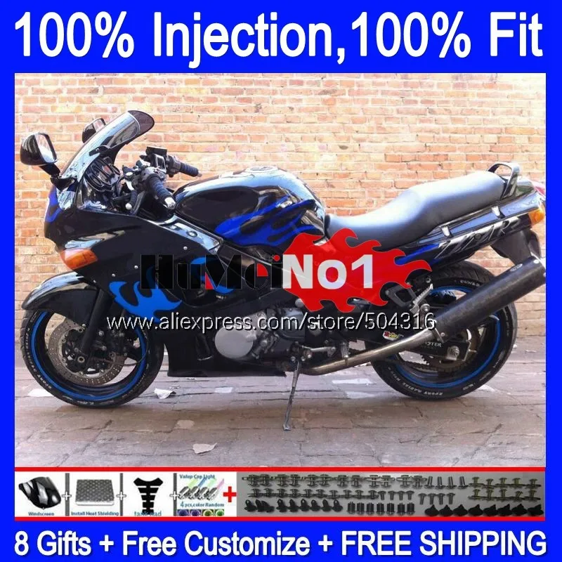 

Инъекция для KAWASAKI ZZR400 1993 1994 1995 1996 1997 1998 1999 400 голубое пламя 111MC.38 ZZR ZZR-400 93 95 96 97 98 99 обтекатель