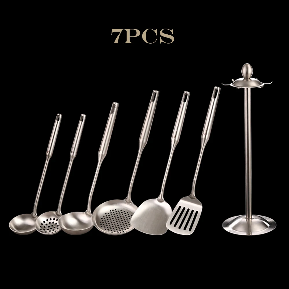 SSGP набор посуды из семи предметов 304 ложка для супа нержавеющей стали лопата