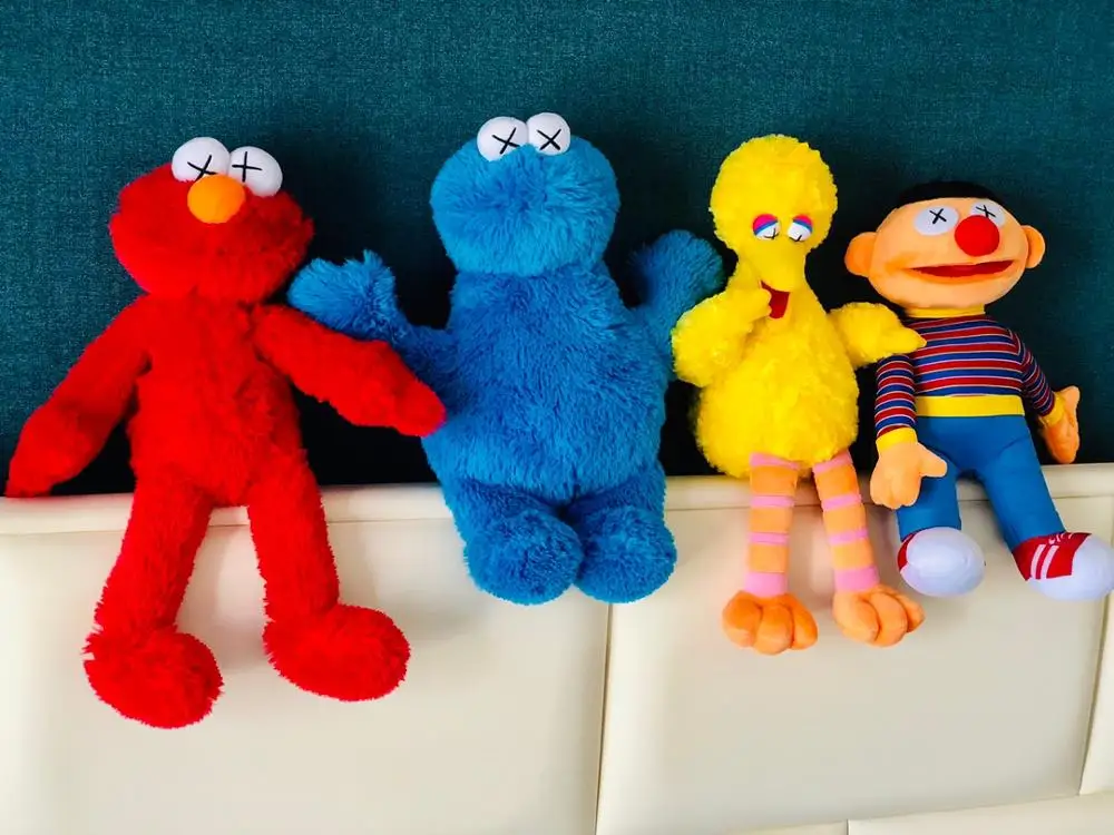 Оригинальный 45 см Размеры с героями Улица Сезам печенья подарок на день рождения