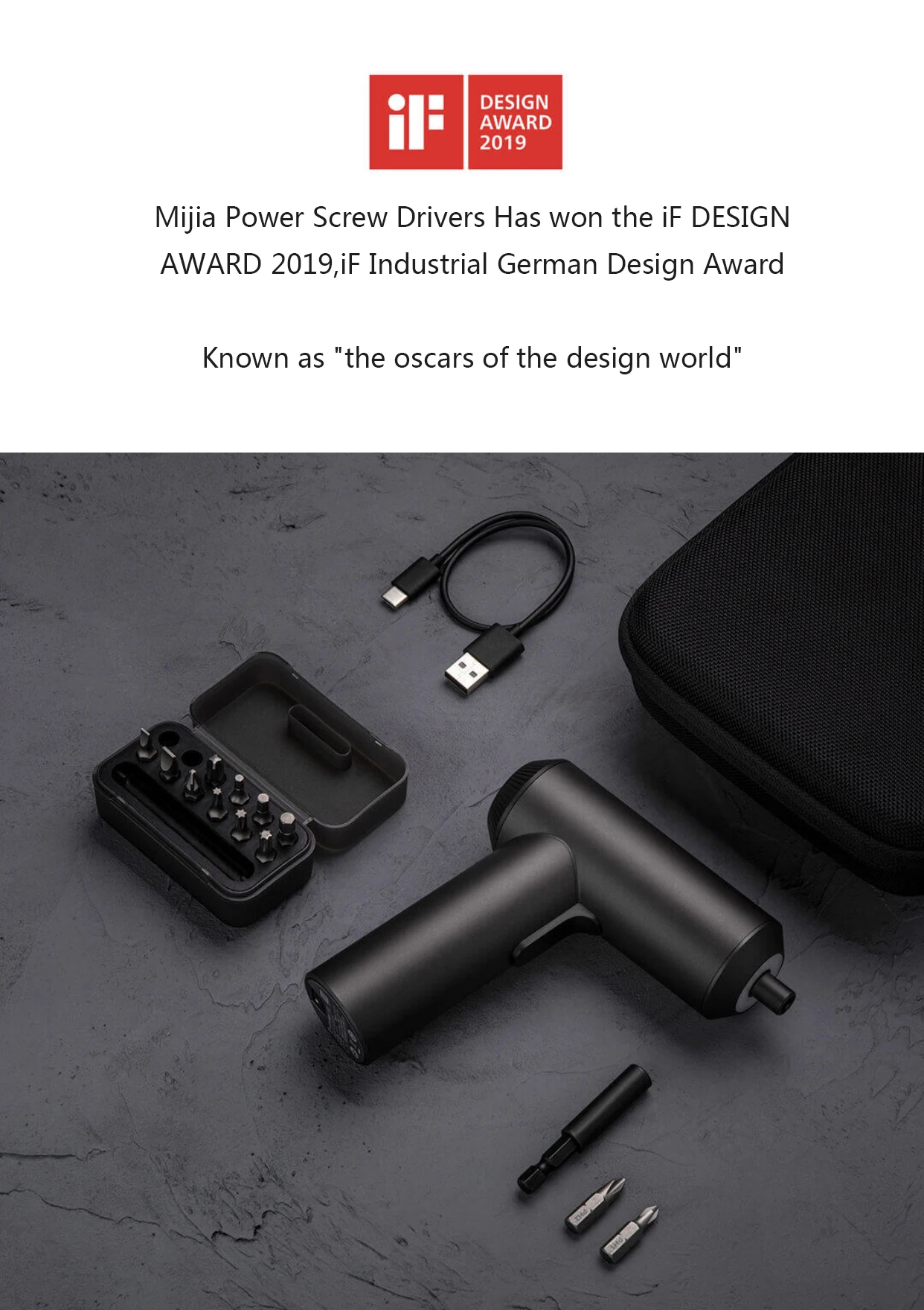 Новинка Xiaomi Mijia электрическая отвертка 3,6 V 2000mAh 5N. M Крутящий момент Электрическая отвертка с 12 шт. S2 винтовые биты