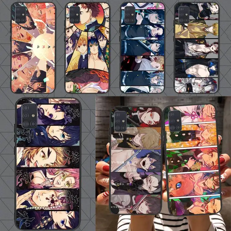 

Cartoon Japan Anime Demon Slayer Phone Case for Samsung note3 note5 note7 note8 note9 note10 note20 pro ultra Cover